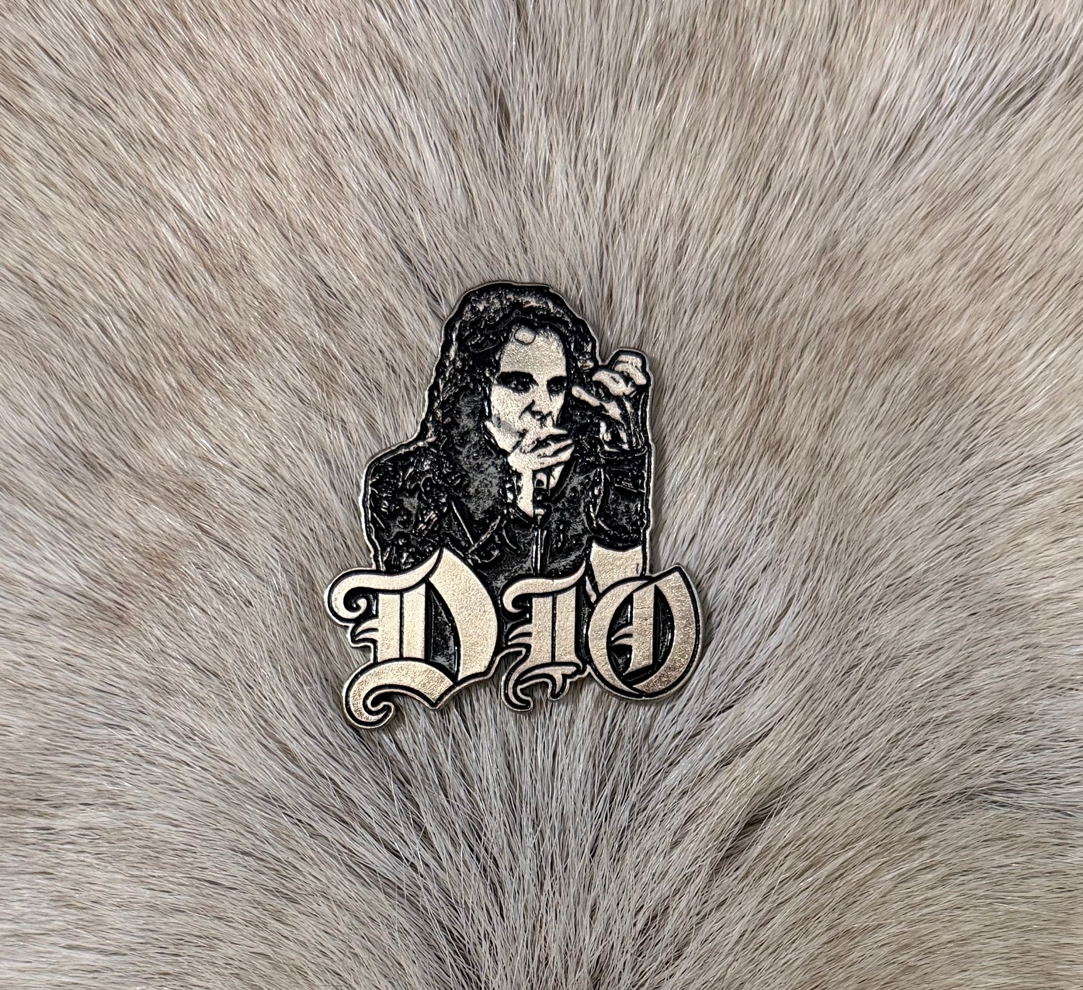 Dio - Ronnie James Metal Pin – Mercian Storm Mailorder