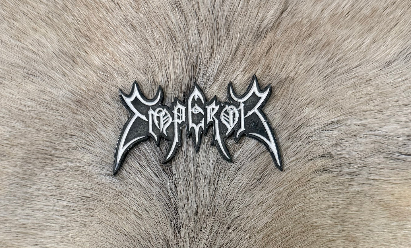 Emperor - White Logo Metal Pin
