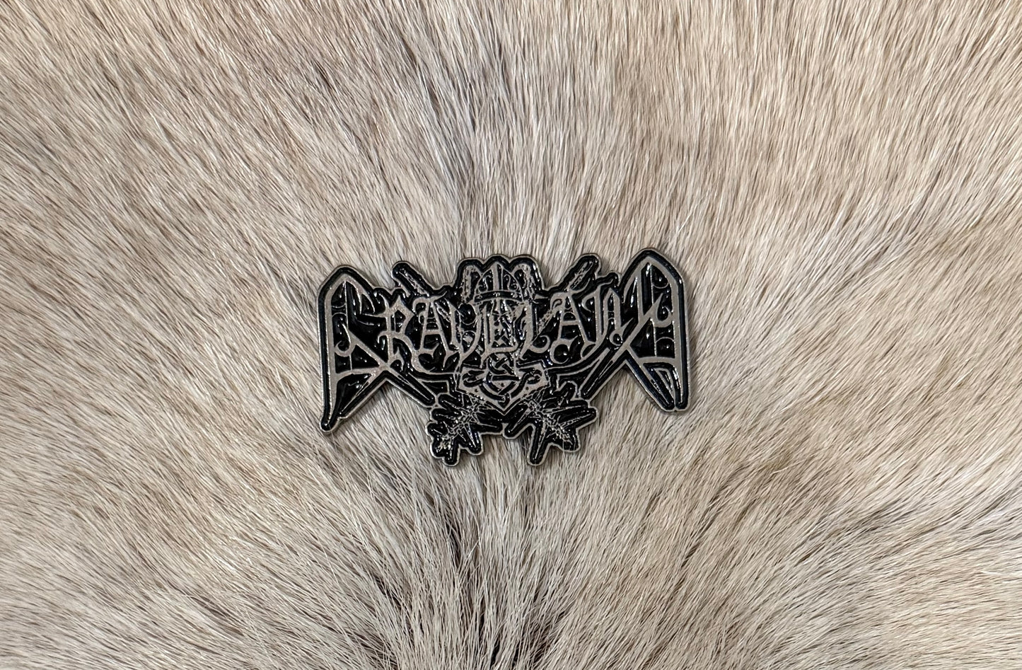 Graveland Logo Metal Pin