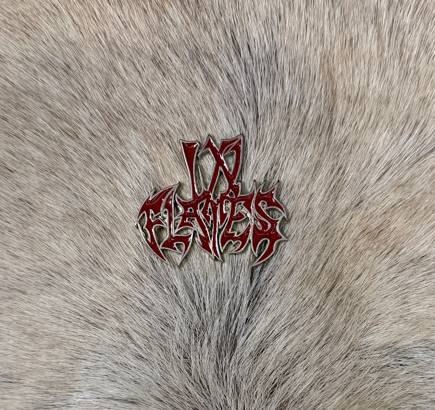 In Flames - Jester Race Logo Pin