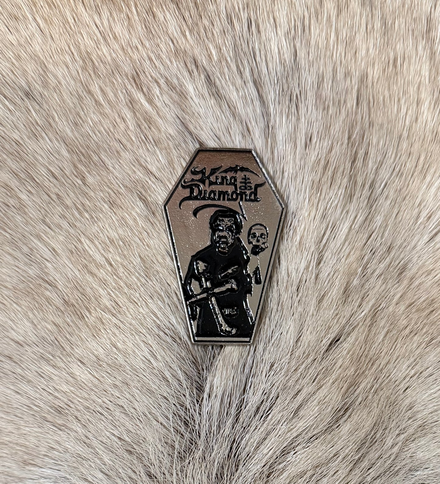 King Diamond - King Diamond Coffin Metal Pin