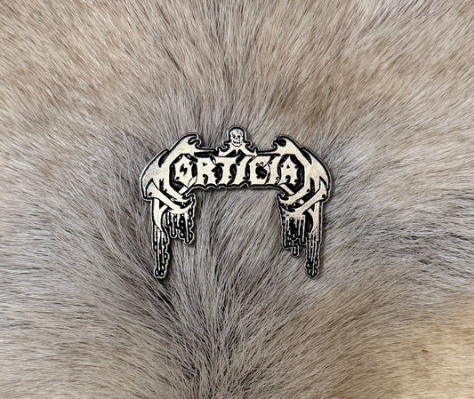 Mortician - Logo Metal Pin