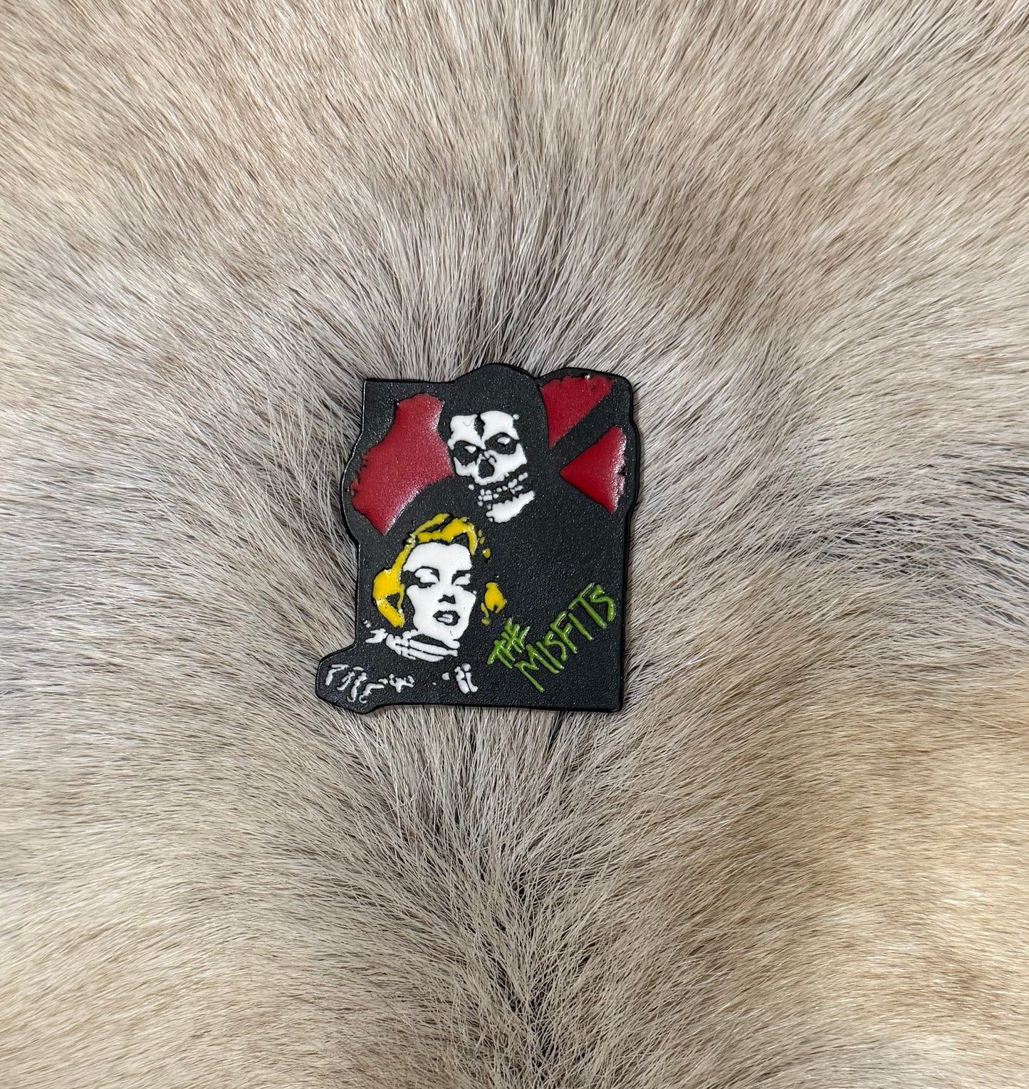 Misfits - Who Killed Marilyn Colour Metal Pin