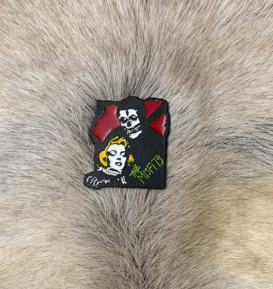 Misfits - Who Killed Marilyn Colour Metal Pin