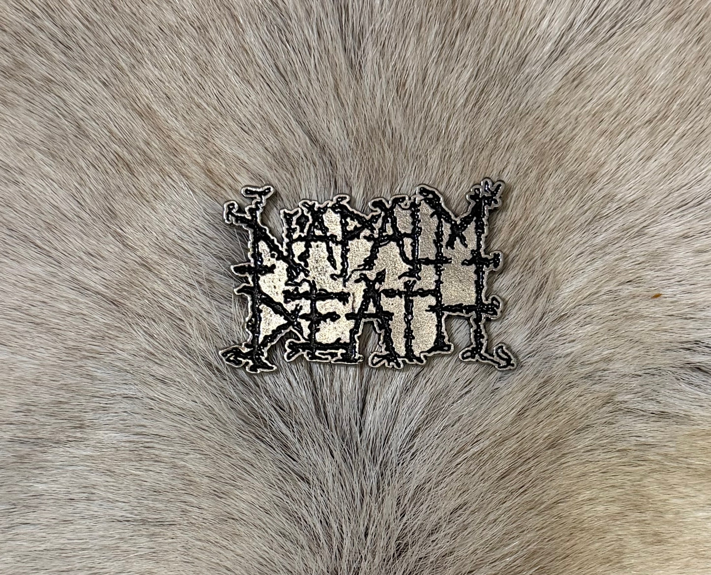 Napalm Death - Large Logo Metal Pin