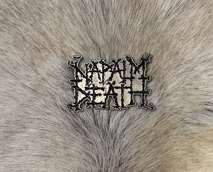 Napalm Death - Large Logo Metal Pin