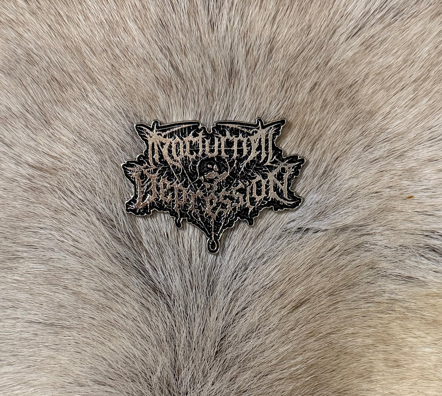 Nocturnal Depression - Logo Metal Pin