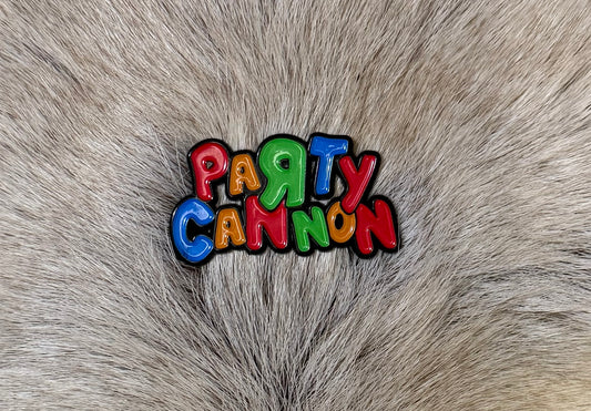 Party Cannon - Colour Logo Metal Pin