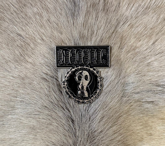 Revenge - Logo & Gas Mask  Metal Pin