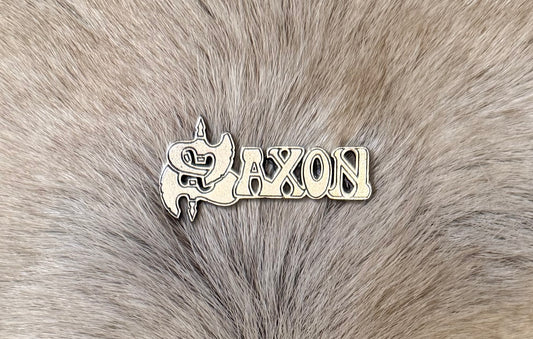 Saxon Logo Metal Pin