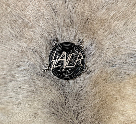 Slayer - Pentagram Logo Metal Pin