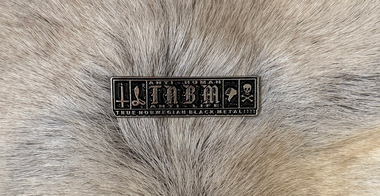 True Norwegian Black Metal Logo Pin
