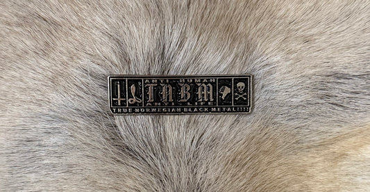 True Norwegian Black Metal Logo Pin