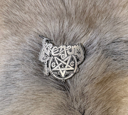 Venom - Old Logo 666 Metal Pin