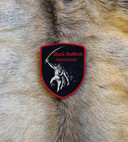 Black Sabbath - Paranoid Shield Patch