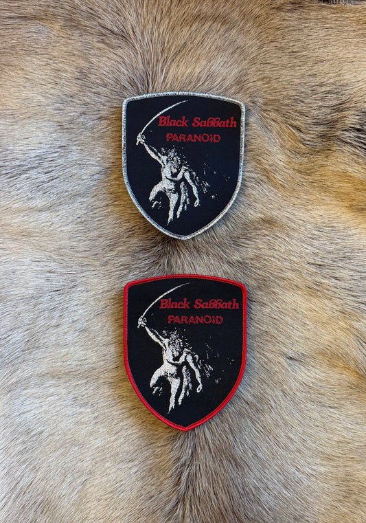 Black Sabbath - Paranoid Shield Patch
