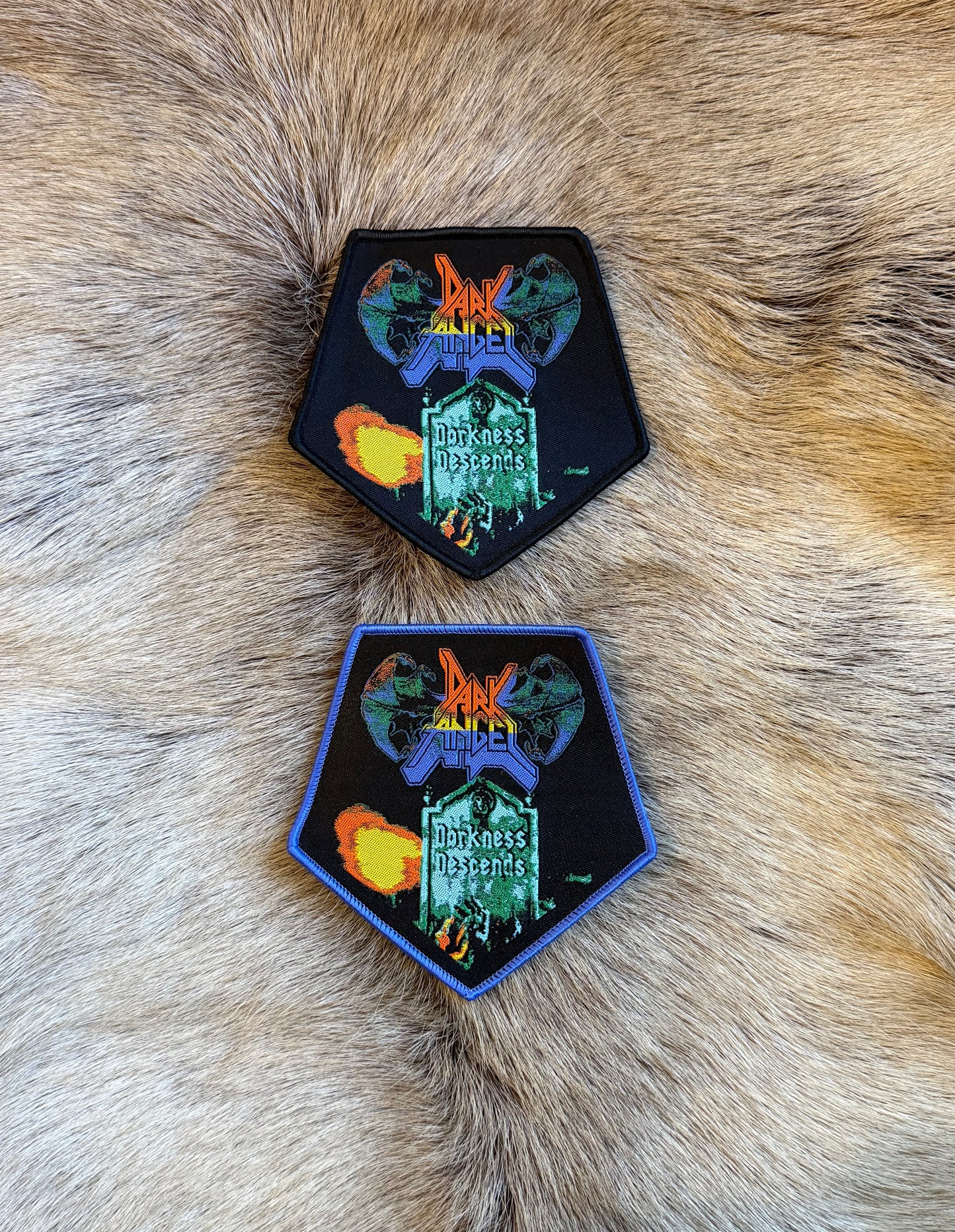 Dark Angel - Darkness Descends Pentagon Patch