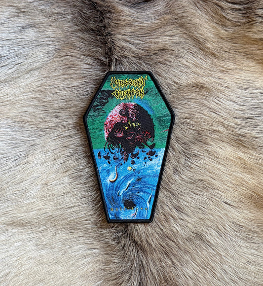 Malevolent Creation - Stillborn Coffin Shaped Patch