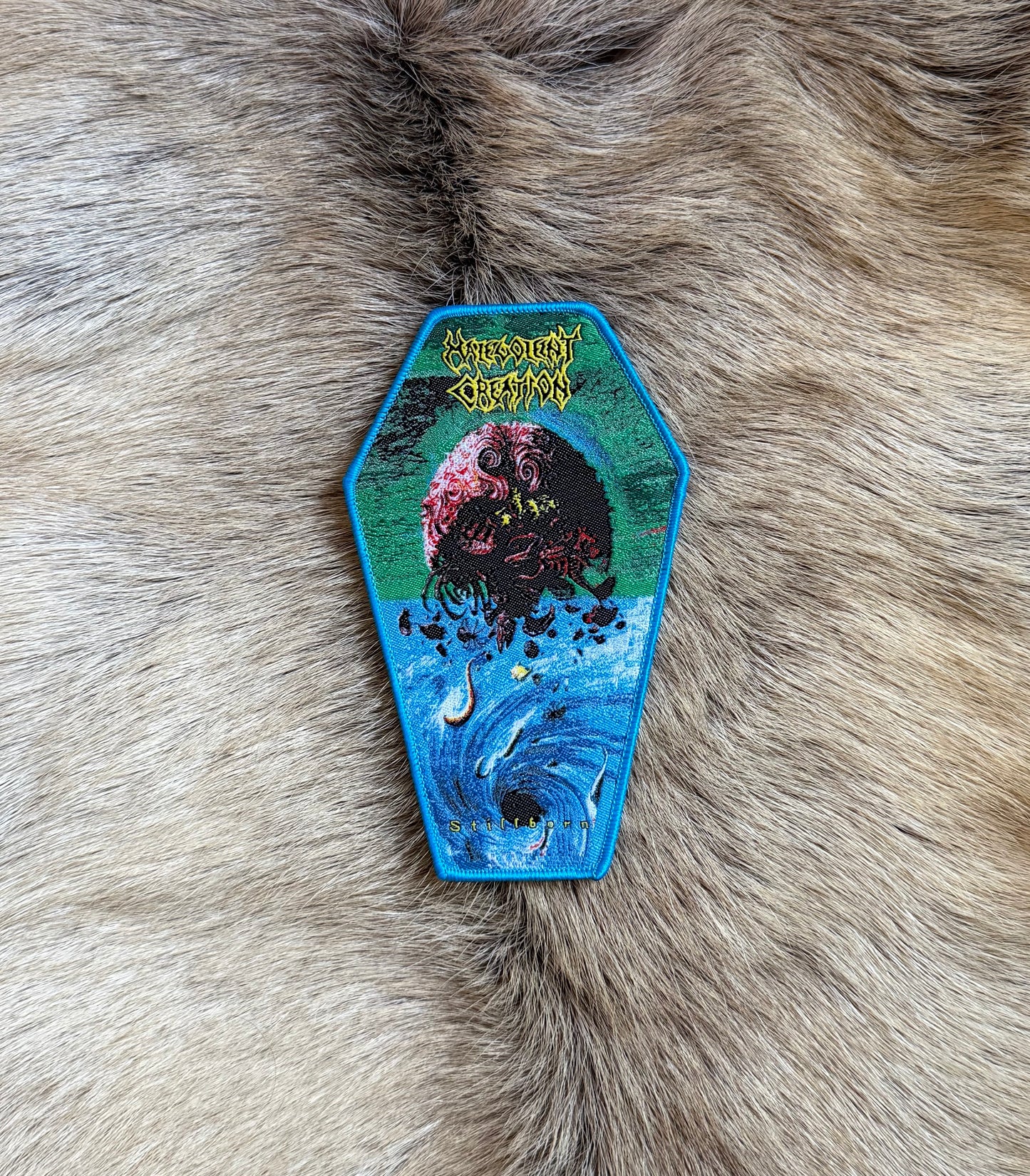 Malevolent Creation - Stillborn Coffin Shaped Patch