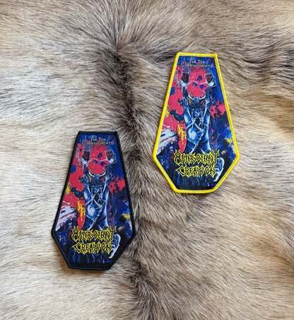 Malevolent Creation - The Ten Commandments Inverted Coffin Shaped Patch