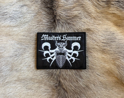 Masters Hammer - Black and White Logo Patch