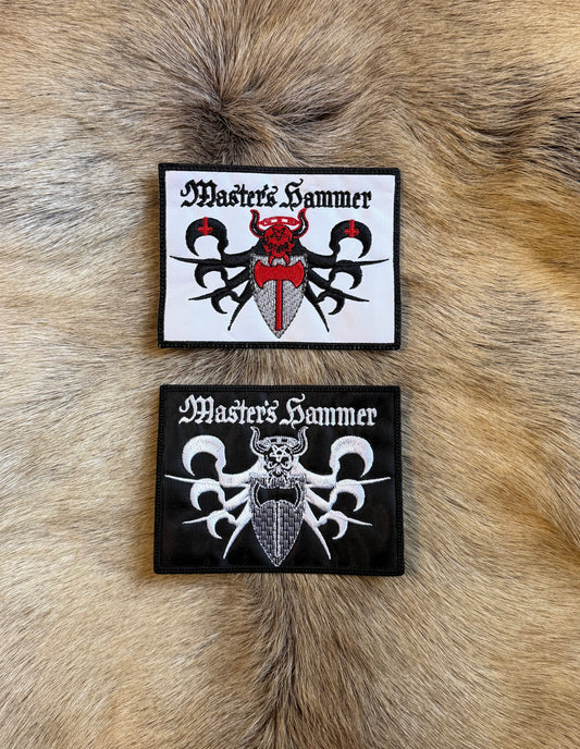 Masters Hammer - Black and White Logo Patch