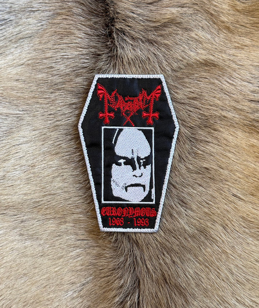 Mayhem - Euronymous Coffin Patch
