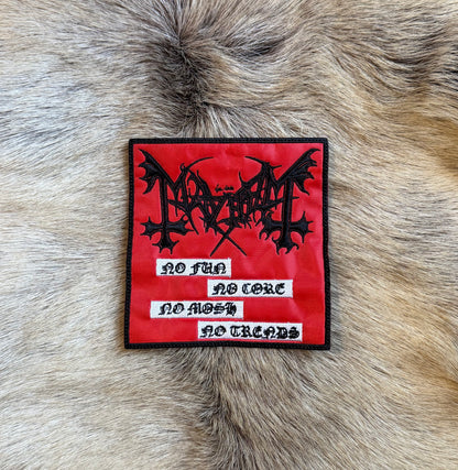 Mayhem - No Fun, No Core, No Mosh, No Trends Patch