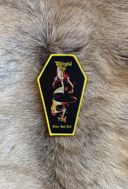 Mercyful Fate - Time Will Kill Coffin Shaped Patch