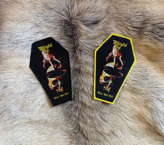 Mercyful Fate - Time Will Kill Coffin Shaped Patch