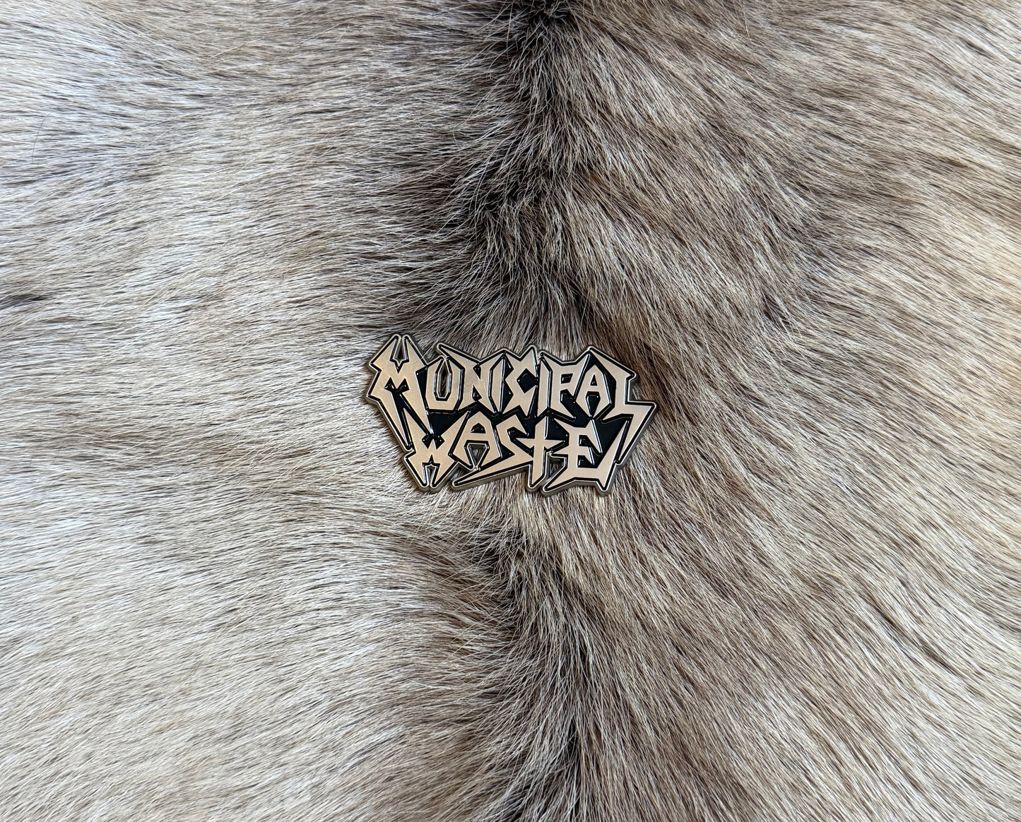 Municipal Waste - Logo Metal Pin