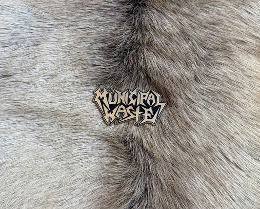 Municipal Waste - Logo Metal Pin