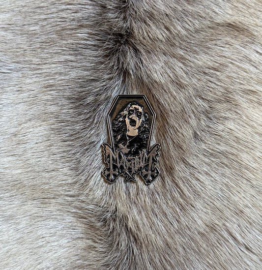 Mayhem - Dead Coffin Metal Pin