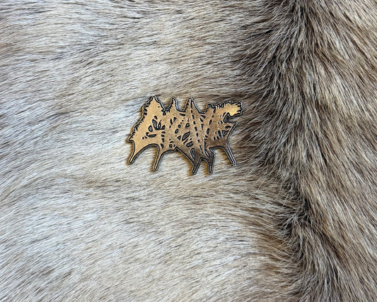 Grave - Logo Metal Pin