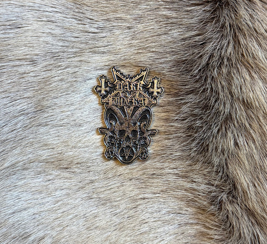 Dark Funeral - Demon Skull & Logo Metal Pin