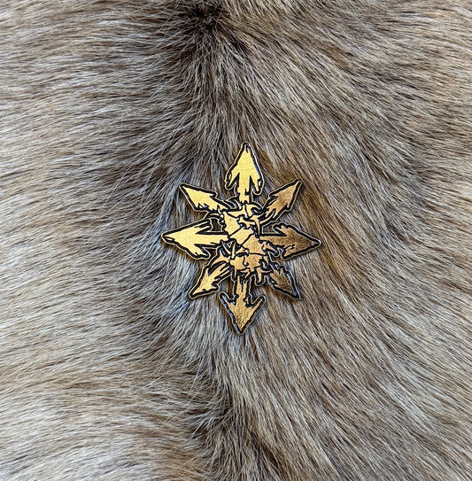 Sepultura - Chaos Star S Metal Pin