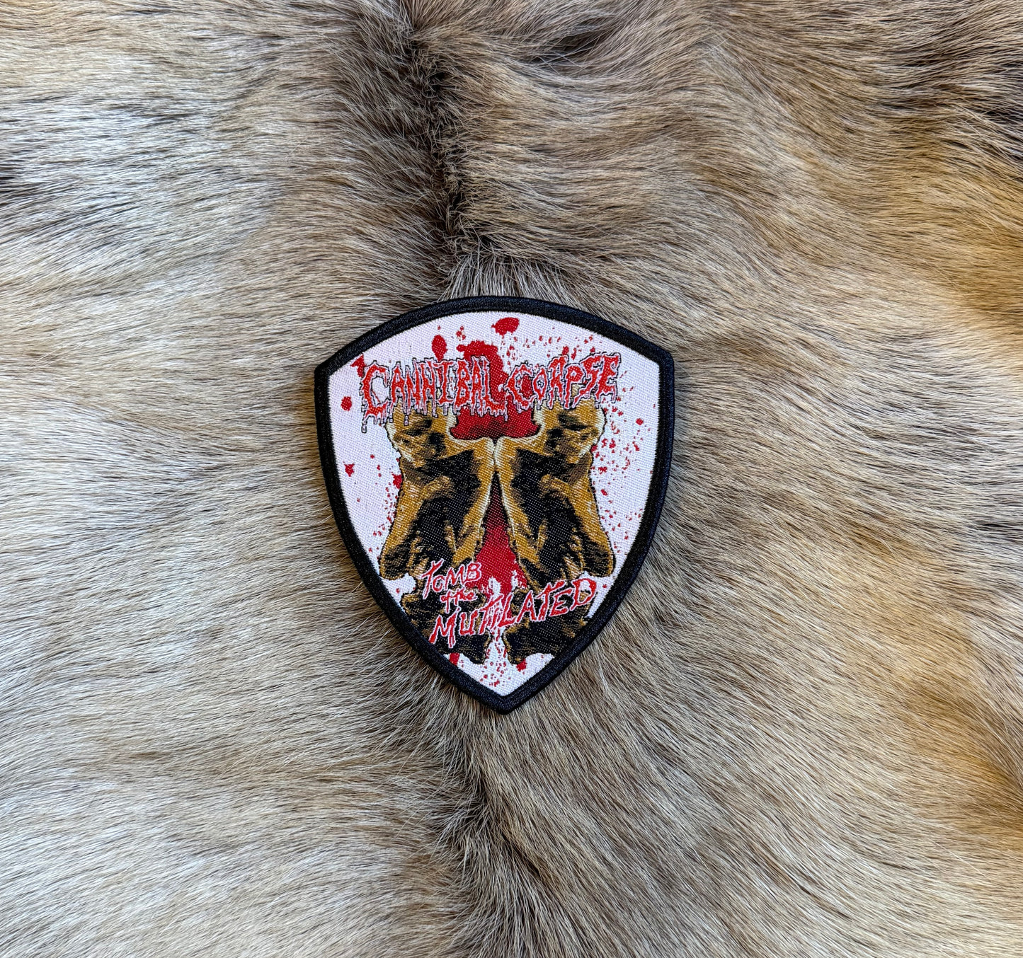 Cannibal Corpse - Tomb Of The Mutilated Shield Patch