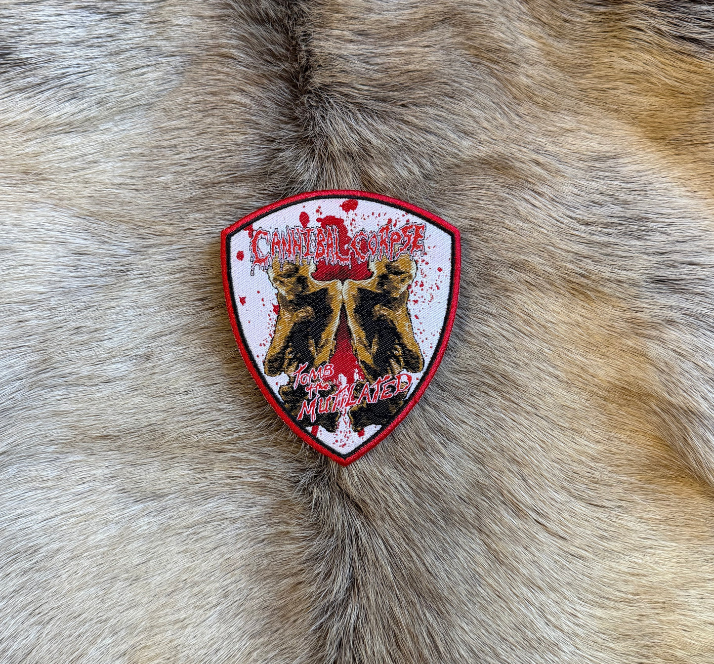 Cannibal Corpse - Tomb Of The Mutilated Shield Patch