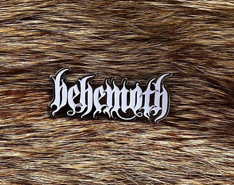 Behemoth - White Logo Pin