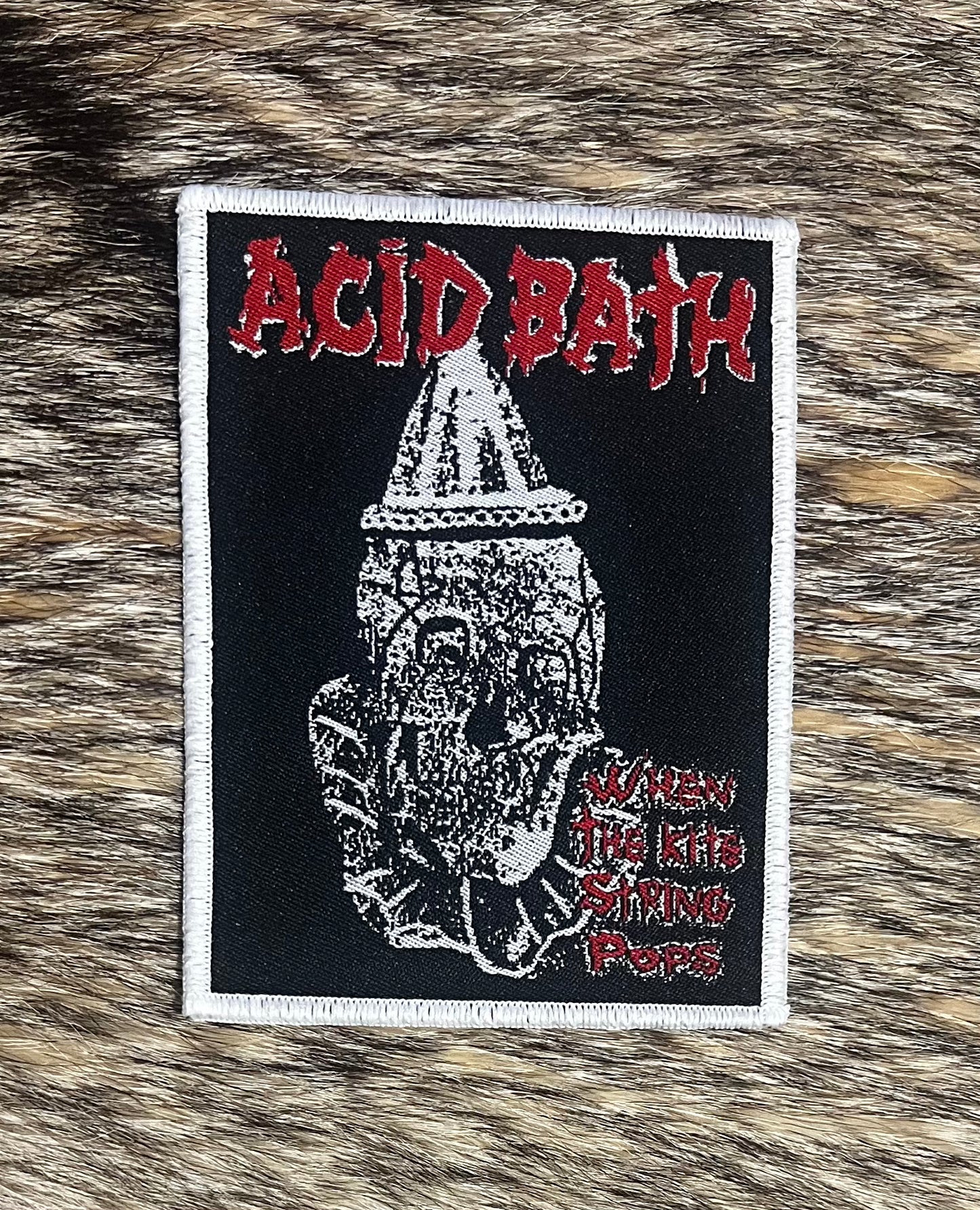 Acid Bath - When the Kite String Snaps Black & White Clown