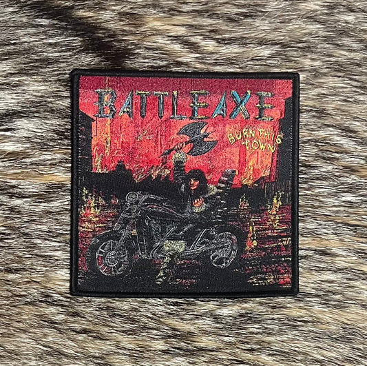 Battle Axe - Burn This Town Patch