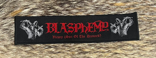 Blasphemy -  Victory Son Of The Damned Strip Patch