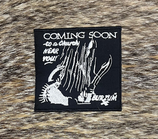Burzum - Coming Soon to a Church Near You Patch