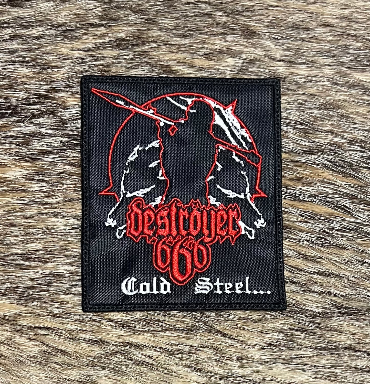 Destroyer 666 - Cold Steel Patch