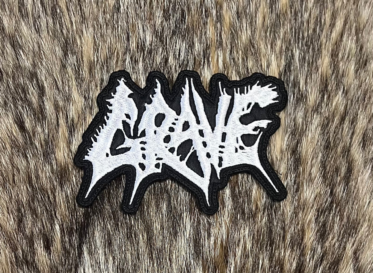 Grave - Cut Out Logo Patch