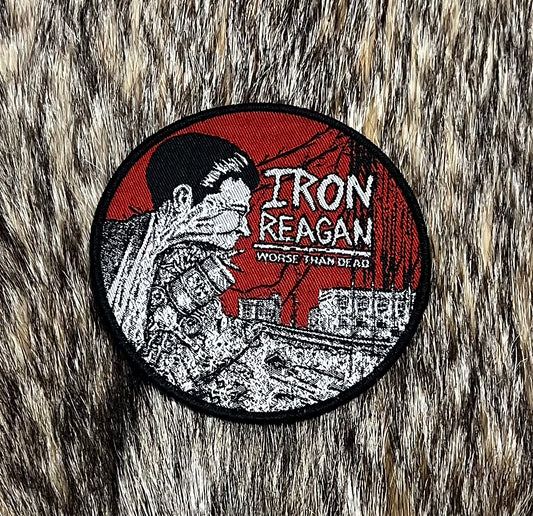 Iron Reagan - Worse Than Dead Circular Patch
