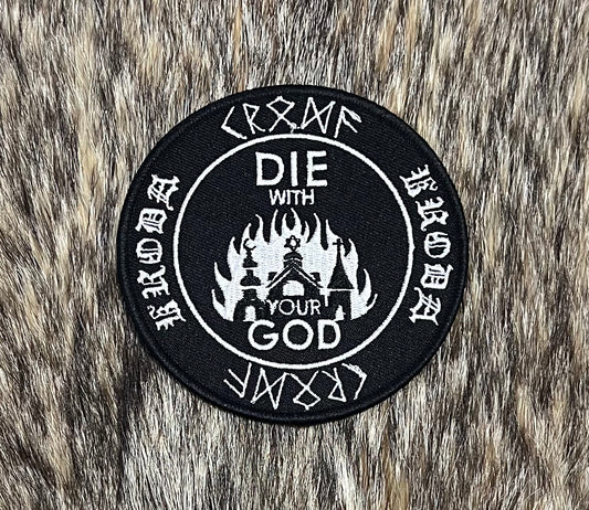 Kroda - Die With Your God Circular Patch