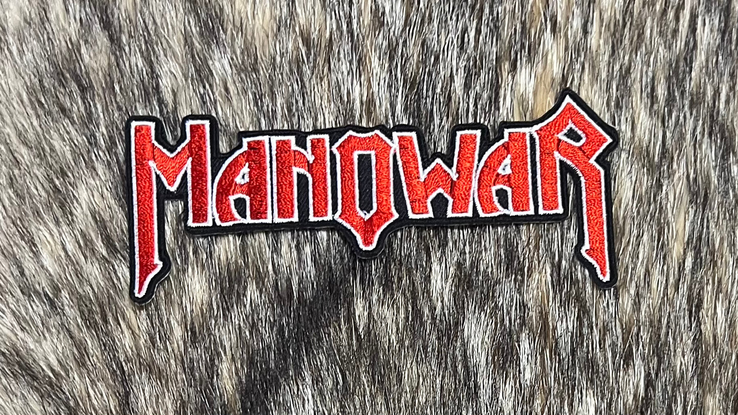 Manowar - Cut Out Logo Patch