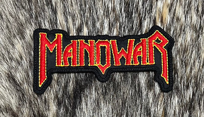 Manowar - Cut Out Logo Patch
