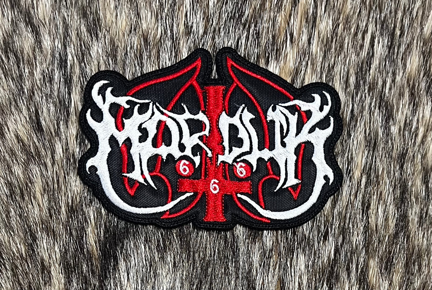 Marduk - Cut Out Winged Logo Patch